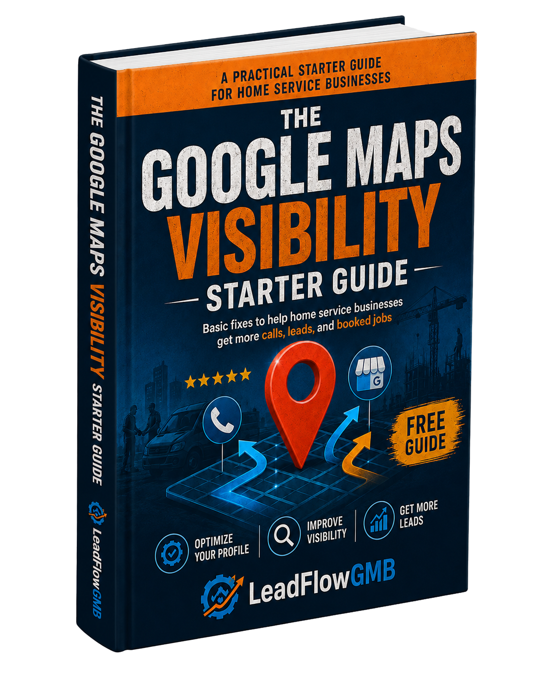 The Google Maps Visibility Starter Guide 3D cover